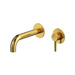 Смеситель Whitecross Y Brushed Gold Y1216GLB для раковины скрытый монтаж брашированное золото Смеситель Whitecross Y Brushed Gold Y1216GLB для раковины скрытый монтаж брашированное золото