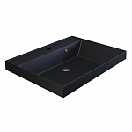 Встраиваемая раковина Uperwood Classic Quartz 60*45 черная матовая, уголь Встраиваемая раковина Uperwood Classic Quartz 60*45 черная матовая, уголь
