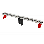 Душевой лоток Berges Super Slim 800 вертикальный выпуск матовый хром Душевой лоток Berges Super Slim 800 вертикальный выпуск матовый хром