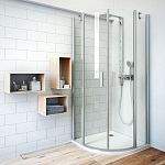 Душевой уголок Roth Tower Line TR2 80*80*200 профиль глянцевый хром без поддона