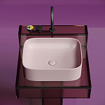 Накладная раковина Ceramicanova Element 50,5*38 розовая матовая Накладная раковина Ceramicanova Element 50,5*38 розовая матовая