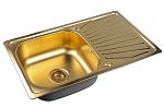 Кухонная мойка Zorg PVD 78*48 с крылом Кухонная мойка Zorg PVD 78*48 с крылом