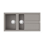 Кухонная мойка Omoikiri Kitagawa 100*51 Leningrad Grey полуторная с крылом Кухонная мойка Omoikiri Kitagawa 100*51 Leningrad Grey полуторная с крылом