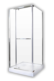 Душевое ограждение Ceruttispa MiMi ZQ91T 90*90*210 L/R с поддоном