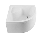Душевой поддон акриловый Aquanet Optimal 1/4круга с сиденьем глубокий 90х90х48 Душевой поддон акриловый Aquanet Optimal 1/4круга с сиденьем глубокий 90х90х48