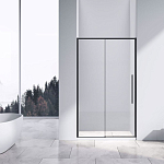 Душевая дверь в нишу Vincea Slim-N 110*195 L/R профиль черный матовый (без поддона) Душевая дверь в нишу Vincea Slim-N 110*195 L/R профиль черный матовый (без поддона)