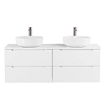 Тумба с раковиной BelBagno Etna 140 со столешницей Bianco Lucido Тумба с раковиной BelBagno Etna 140 со столешницей Bianco Lucido