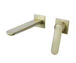 Смеситель Bronze DE Luxe Icon 7006CG для раковины матовое золото скрытый монтаж Смеситель Bronze DE Luxe Icon 7006CG для раковины матовое золото скрытый монтаж