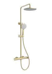 Душевая стойка Vincea Rondo VSFS-1R0BG брашированное золото Душевая стойка Vincea Rondo VSFS-1R0BG брашированное золото