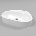 Накладная раковина Whitecross Moonstone D 50*35 белая глянцевая Накладная раковина Whitecross Moonstone D 50*35 белая глянцевая