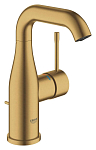 Смеситель Grohe Essence New 23462GN1 для раковины с донным клапаном золото матовое Смеситель Grohe Essence New 23462GN1 для раковины с донным клапаном золото матовое