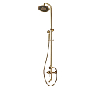 Душевая стойка Bronze DE Luxe Windsor 10120DF двойной цветок с коротким изливом Душевая стойка Bronze DE Luxe Windsor 10120DF двойной цветок с коротким изливом