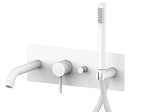 Смеситель Paffoni Light LIG001BO для ванны и душа на 2 выхода скрытый монтаж белый матовый Смеситель Paffoni Light LIG001BO для ванны и душа на 2 выхода скрытый монтаж белый матовый