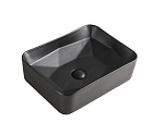 Накладная раковина Orange B02-460MB 46,5*35 черная матовая Накладная раковина Orange B02-460MB 46,5*35 черная матовая