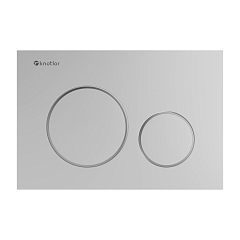 Клавиша смыва Knotlor Sphere Premium BIS104WYC белая матовая/хром Клавиша смыва Knotlor Sphere Premium BIS104WYC белая матовая/хром