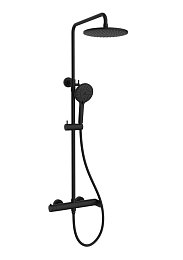 Душевая стойка Vincea Rondo VSFS-1R0MB черная матовая