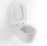 Подвесной унитаз Excellent Doto Pure Rim 36,5*48,5 безободковый с крышкой-сиденьем микролифт Slim Подвесной унитаз Excellent Doto Pure Rim 36,5*48,5 безободковый с крышкой-сиденьем микролифт Slim