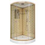 Душевая кабина Niagara Luxe NG-7702G 100х100х210 стенки золото Душевая кабина Niagara Luxe NG-7702G 100х100х210 стенки золото
