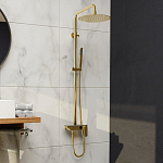 Душевая стойка RGW Shower Panels SP-33-G золото Душевая стойка RGW Shower Panels SP-33-G золото