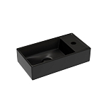 Раковина Ceramicanova Element 40,7*21,7 L черная матовая Раковина Ceramicanova Element 40,7*21,7 L черная матовая