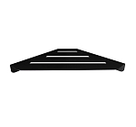 Полка MySpace SHTO2323 угловая черный матовый Полка MySpace SHTO2323 угловая черный матовый