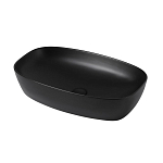 Накладная раковина ABBER Rechteck AC2206MB черная матовая 60,5*39 Накладная раковина ABBER Rechteck AC2206MB черная матовая 60,5*39