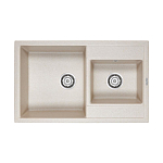 Кухонная мойка Paulmark Tandem PM238250-BE 82*50 бежевая Кухонная мойка Paulmark Tandem PM238250-BE 82*50 бежевая