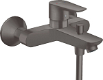 Смеситель Hansgrohe Talis E 71740340 для ванны и душа без душевых аксессуаров шлифованный черный хром Смеситель Hansgrohe Talis E 71740340 для ванны и душа без душевых аксессуаров шлифованный черный хром