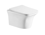 Подвесной унитаз Ceruttispa Nivolet Aria 36*49,5 безободковый с крышкой-сиденьем микролифт Slim Подвесной унитаз Ceruttispa Nivolet Aria 36*49,5 безободковый с крышкой-сиденьем микролифт Slim