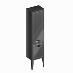Пенал Kerama Marazzi Pompei 43 напольный\подвесной черный глянец Пенал Kerama Marazzi Pompei 43 напольный\подвесной черный глянец