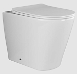 Приставной унитаз Ceramicanova Highlight CN1812 36*56 безободковый с крышкой-сиденьем микролифт Slim Приставной унитаз Ceramicanova Highlight CN1812 36*56 безободковый с крышкой-сиденьем микролифт Slim