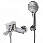Смеситель Lemark Bronx LM3714GM для ванны и душа графит Смеситель Lemark Bronx LM3714GM для ванны и душа графит