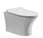 Подвесной унитаз Orange C01-100W 36*48,5 безободковый с крышкой-сиденьем микролифт Slim Подвесной унитаз Orange C01-100W 36*48,5 безободковый с крышкой-сиденьем микролифт Slim