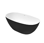 Акриловая ванна Grossman Classic GR-2403M Black 150х78 черная матовая Акриловая ванна Grossman Classic GR-2403M Black 150х78 черная матовая