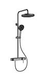 Душевая стойка Vincea VSFS-402GM вороненая сталь Душевая стойка Vincea VSFS-402GM вороненая сталь