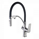 Смеситель Lemark Bronx LM3761GM для кухни с функцией подключения фильтра графит Смеситель Lemark Bronx LM3761GM для кухни с функцией подключения фильтра графит