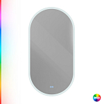 Зеркало Cezares Ellisse CZR-SPC-ELS-500-950-RGB-TCH 50*95 с контурной разноцветной подсветкой RGB Зеркало Cezares Ellisse CZR-SPC-ELS-500-950-RGB-TCH 50*95 с контурной разноцветной подсветкой RGB
