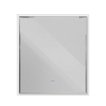 Зеркало Cezares Interni CZR-SPC-INT-800-900-LED-TCH-WARM-BL 80*90 с контурной подсветкой, сенсорным выключателем и подогревом Bianco Lucido Зеркало Cezares Interni CZR-SPC-INT-800-900-LED-TCH-WARM-BL 80*90 с контурной подсветкой, сенсорным выключателем и подогревом Bianco Lucido