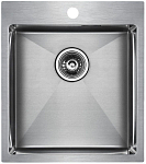 Кухонная мойка Paulmark Neckar PM804551-BS 45*51 сталь Кухонная мойка Paulmark Neckar PM804551-BS 45*51 сталь