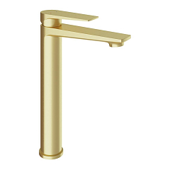 Смеситель Aqueduto Linha LIN0350 для раковины шлифованное золото