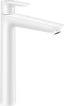 Смеситель Hansgrohe Talis E 71716700 для раковины с донным клапаном белый матовый Смеситель Hansgrohe Talis E 71716700 для раковины с донным клапаном белый матовый