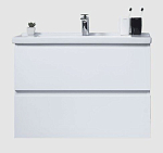 Тумба с раковиной Orans BC-4023-800 W белый глянец Тумба с раковиной Orans BC-4023-800 W белый глянец