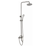 Душевая стойка Haiba HB24801-2 с изливом сталь матовая Душевая стойка Haiba HB24801-2 с изливом сталь матовая