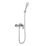 Смеситель Haiba HB60803-2 для ванны и душа сталь матовая Смеситель Haiba HB60803-2 для ванны и душа сталь матовая
