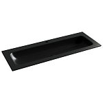 Встраиваемая раковина Ceramicanova Grace 121*45,7 с отверстием под смеситель черная матовая Встраиваемая раковина Ceramicanova Grace 121*45,7 с отверстием под смеситель черная матовая