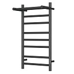 Электрический полотенцесушитель Bauedge Stil Shelf 40*80 L/R черный матовый RAL 9005 Электрический полотенцесушитель Bauedge Stil Shelf 40*80 L/R черный матовый RAL 9005
