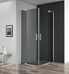 Душевой уголок Cezares SLIDER-A-2-90/100-GRIGIO-Cr 90/100*90/100*195 профиль хром стекло тонированное без поддона Душевой уголок Cezares SLIDER-A-2-90/100-GRIGIO-Cr 90/100*90/100*195 профиль хром стекло тонированное без поддона