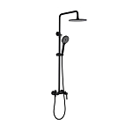 Душевая стойка RGW Shower Panels SP-31-B с изливом черная матовая Душевая стойка RGW Shower Panels SP-31-B с изливом черная матовая
