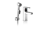 Смеситель Ravak Chrome CR 112.00 для раковины с гигиеническим душем Смеситель Ravak Chrome CR 112.00 для раковины с гигиеническим душем