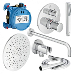 Промо-комплект Ideal Standard "Все для встройки All in One" Ceratherm T100 A7573AA хром Промо-комплект Ideal Standard "Все для встройки All in One" Ceratherm T100 A7573AA хром